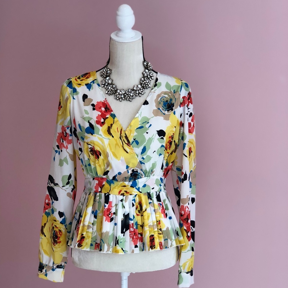 Watercolor Flower Blouse